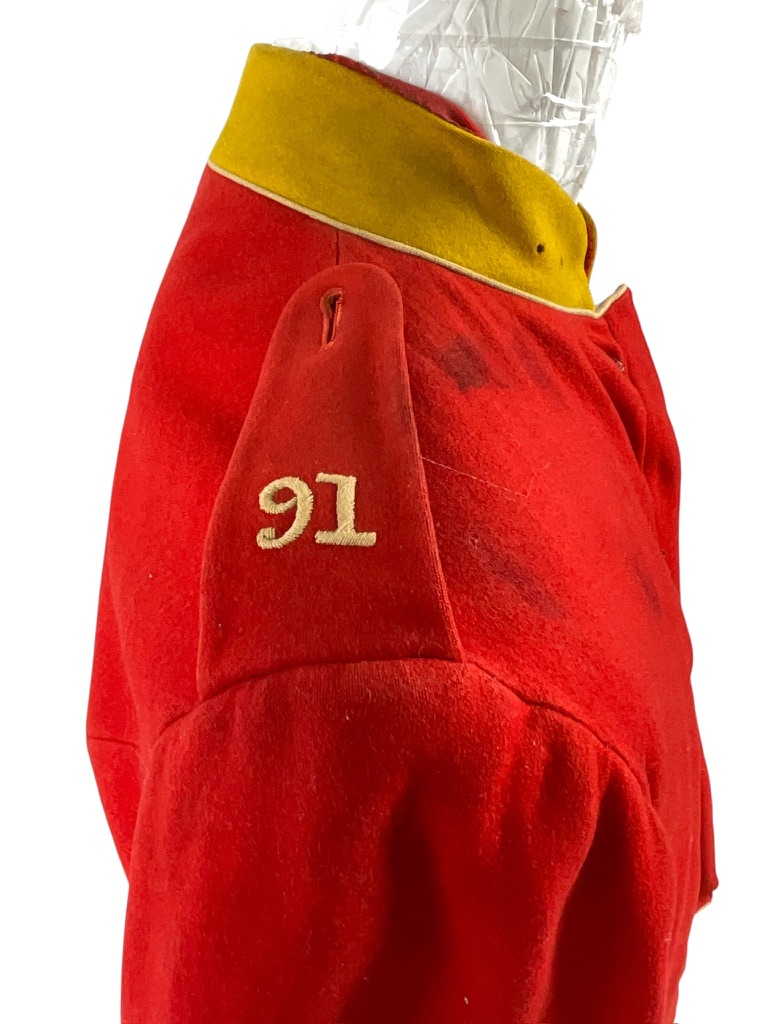 Canadian 91st Highlanders ASH Scarlet Doublett Missing Some Buttons Canadian 91st Highlanders ASH Scarlet Doublett Missing Some Buttons