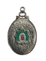WW2 Canadian Queen's Own Rifles QOR Silver Sweetheart Locket WW2 Canadian Queen's Own Rifles QOR Silver Sweetheart Locket