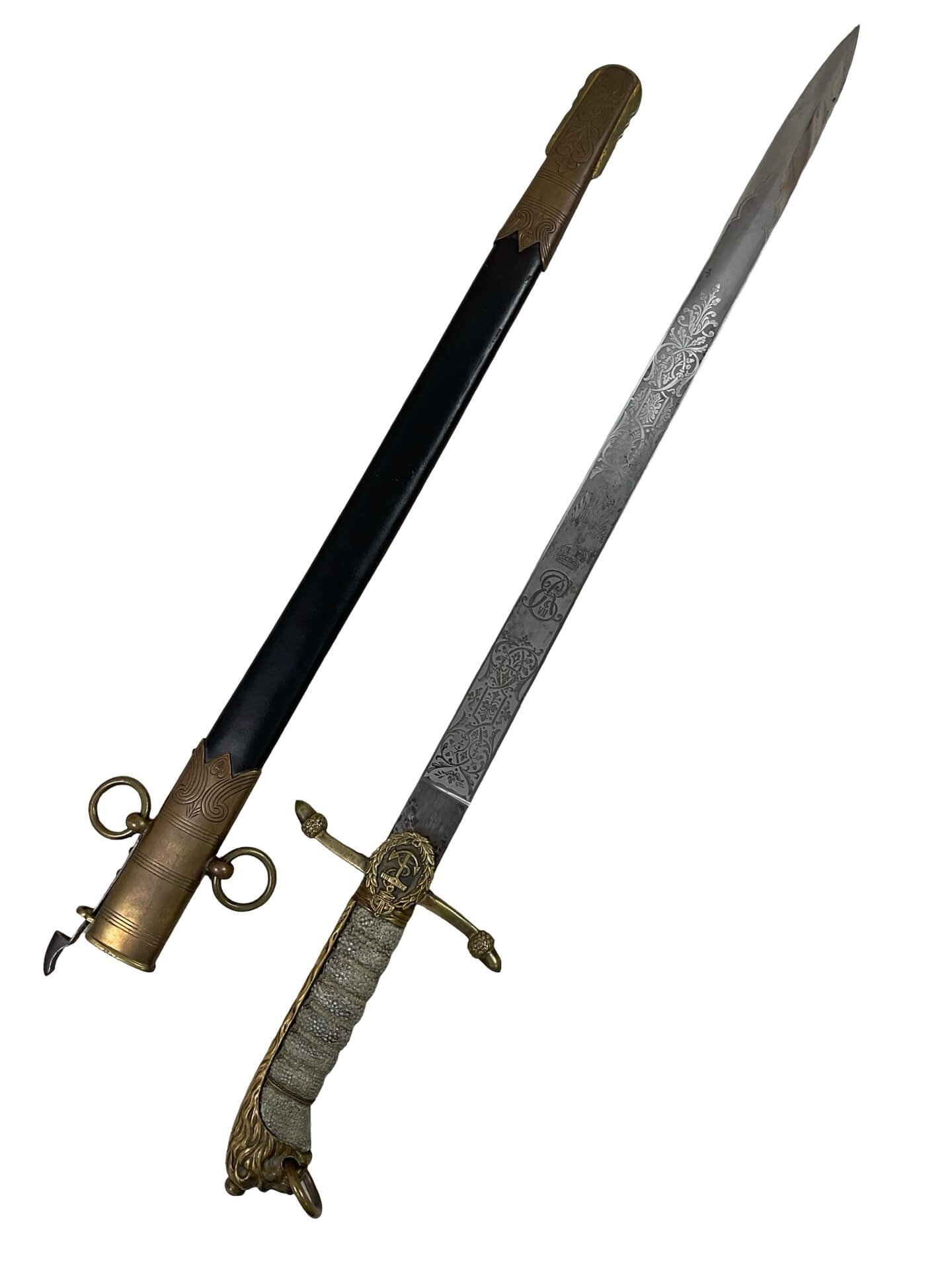 British RN Navy Edward the 7th Midshipman's Dirk British RN Navy Edward the 7th Midshipman's Dirk