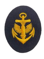 WW2 German Navy Kriegsmarine Coastal Artillery NCO Sleeve Badge Patch Black
