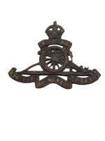WW1 Canadian CEF CFA Artillery Cap Badge Missing Lugs