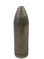 WW1 British BEF 18 Pounder Shell Chromed INERT WW1 British BEF 18 Pounder Shell Chromed INERT