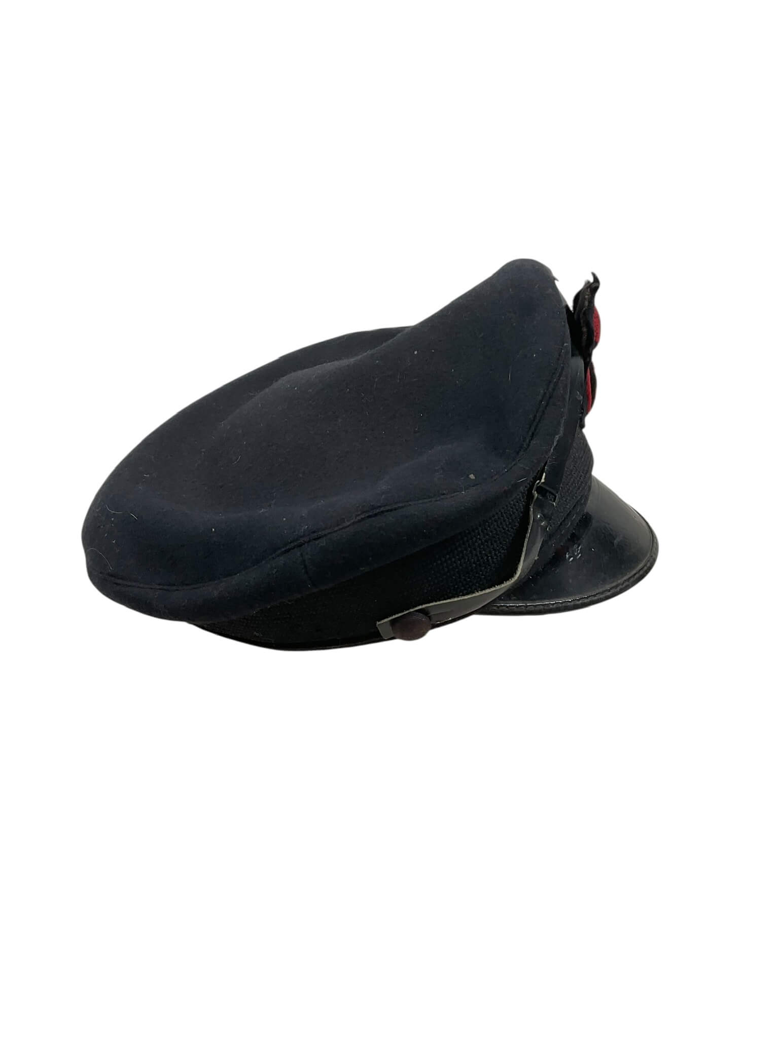 WW2 Canadian RCN Navy Petty Officer Peak Cap Hat With Broken Chin Strap WW2 Canadian RCN Navy Petty Officer Peak Cap Hat With Broken Chin Strap