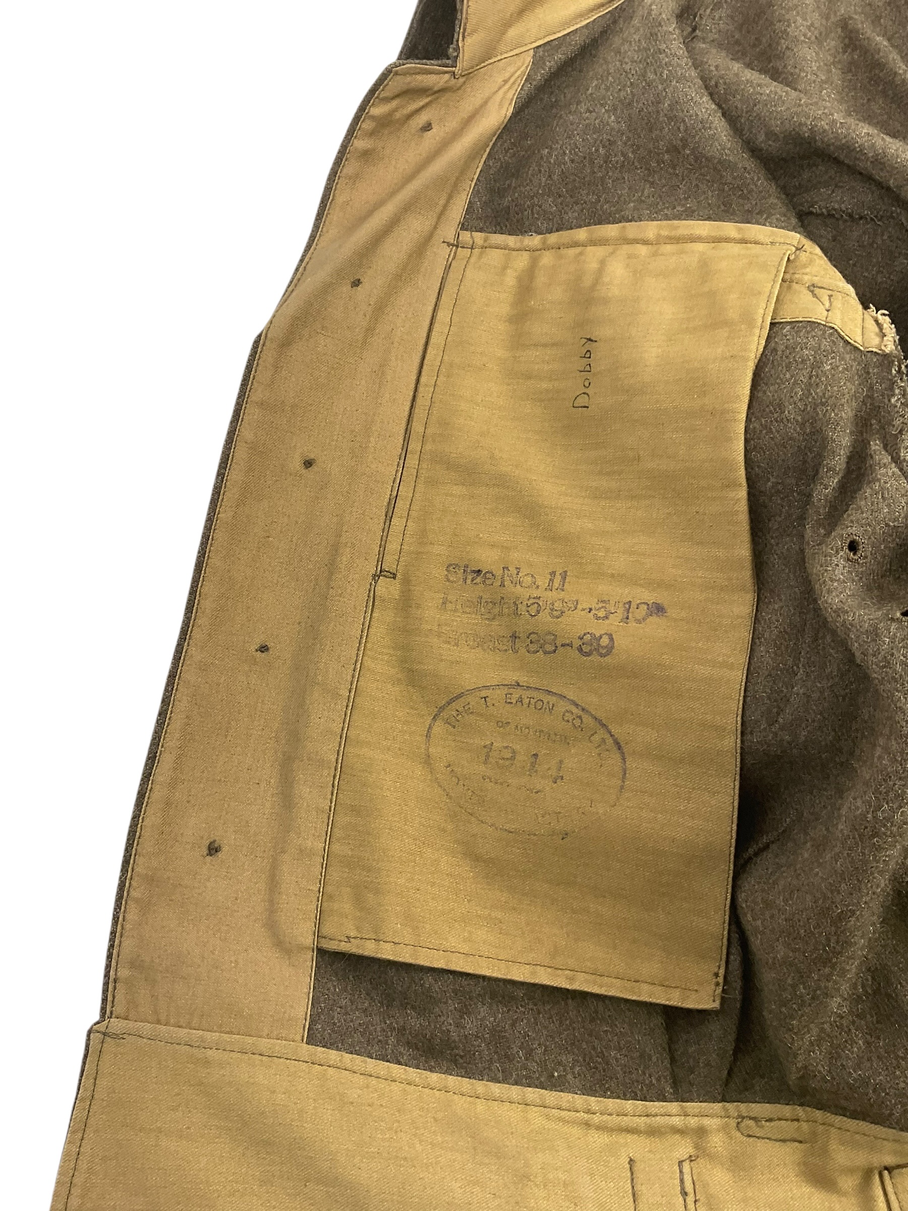 WW2 Canadian Army Officer's Battledress Jacket Size 11 Dated 1944 WW2 Canadian Army Officer's Battledress Jacket Size 11 Dated 1944