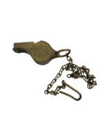 US Brass Whistle With Chain US Brass Whistle With Chain