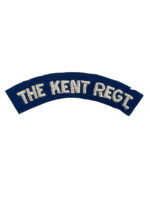 WW2 Canadian The Kent Regiment Shoulder Title Insignia Single WW2 Canadian The Kent Regiment Shoulder Title Insignia Single