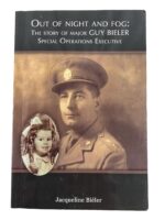 WW2 British SOE Out of Night and Fog Story of Major Guy Bieler Used Softcover Reference Book