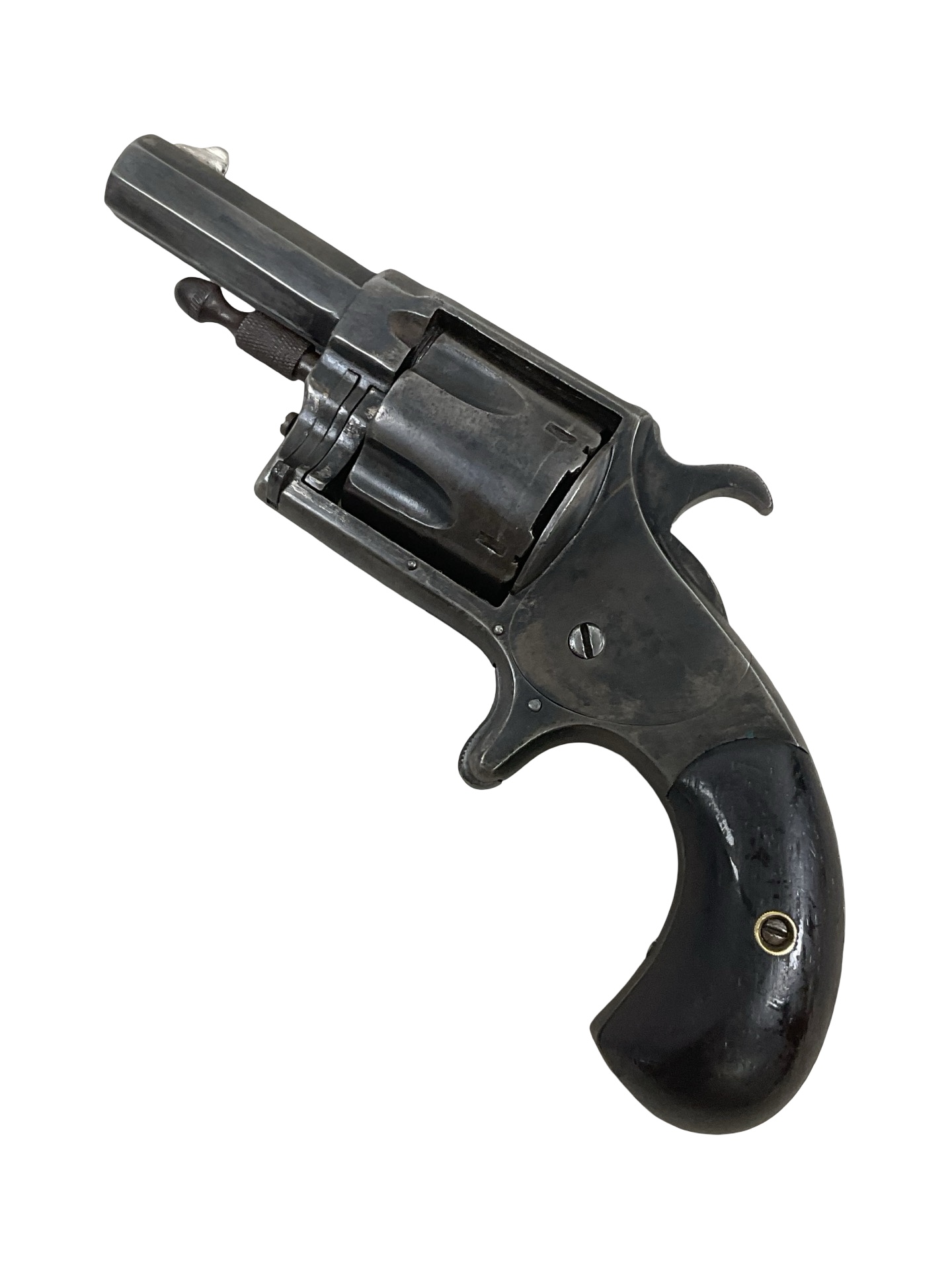 US Hopkins and Allen .41 Rimfire 5 Shot XL No 6 Swing Out Cylinder ANTIQUE NO PERMIT REQUIRED US Hopkins and Allen .41 Rimfire 5 Shot XL No 6 Swing Out Cylinder ANTIQUE NO PERMIT REQUIRED