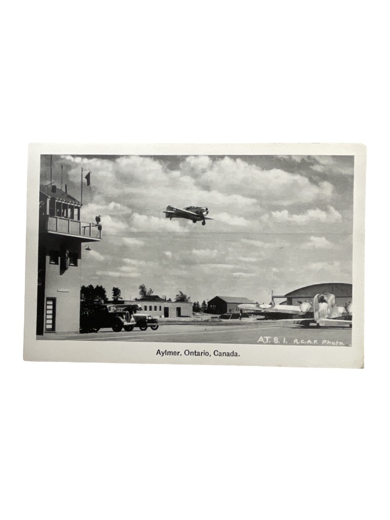 WW2 Canadian RCAF Aylmer Ontario AT.S.1. Postcard 3 1/2" X 5 1/4" WW2 Canadian RCAF Aylmer Ontario AT.S.1. Postcard 3 1/2" X 5 1/4"