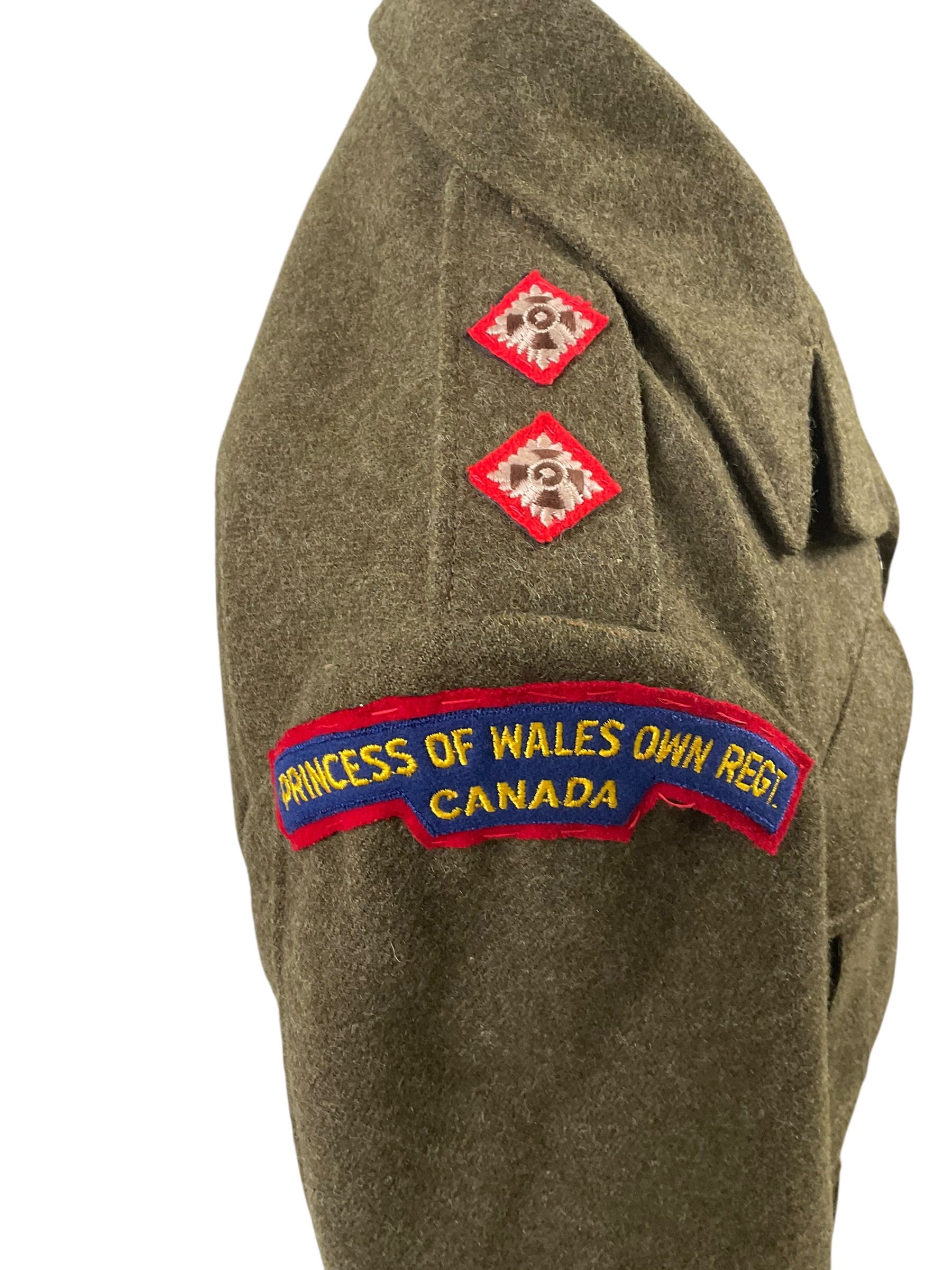 Canadian Forces Korean War PWOR Officer's Battledress Jacket Size 5 Dated 1952 Canadian Forces Korean War PWOR Officer's Battledress Jacket Size 5 Dated 1952