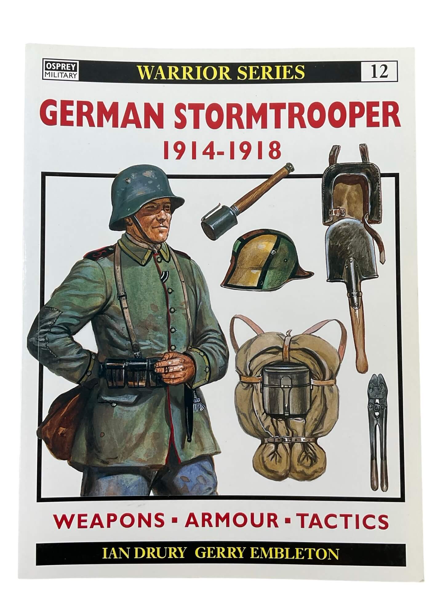 WW1 German Stormtrooper 1914-1918 Osprey Warrior No 12 Used Softcover Reference Book WW1 German Stormtrooper 1914-1918 Osprey Warrior No 12 Used Softcover Reference Book