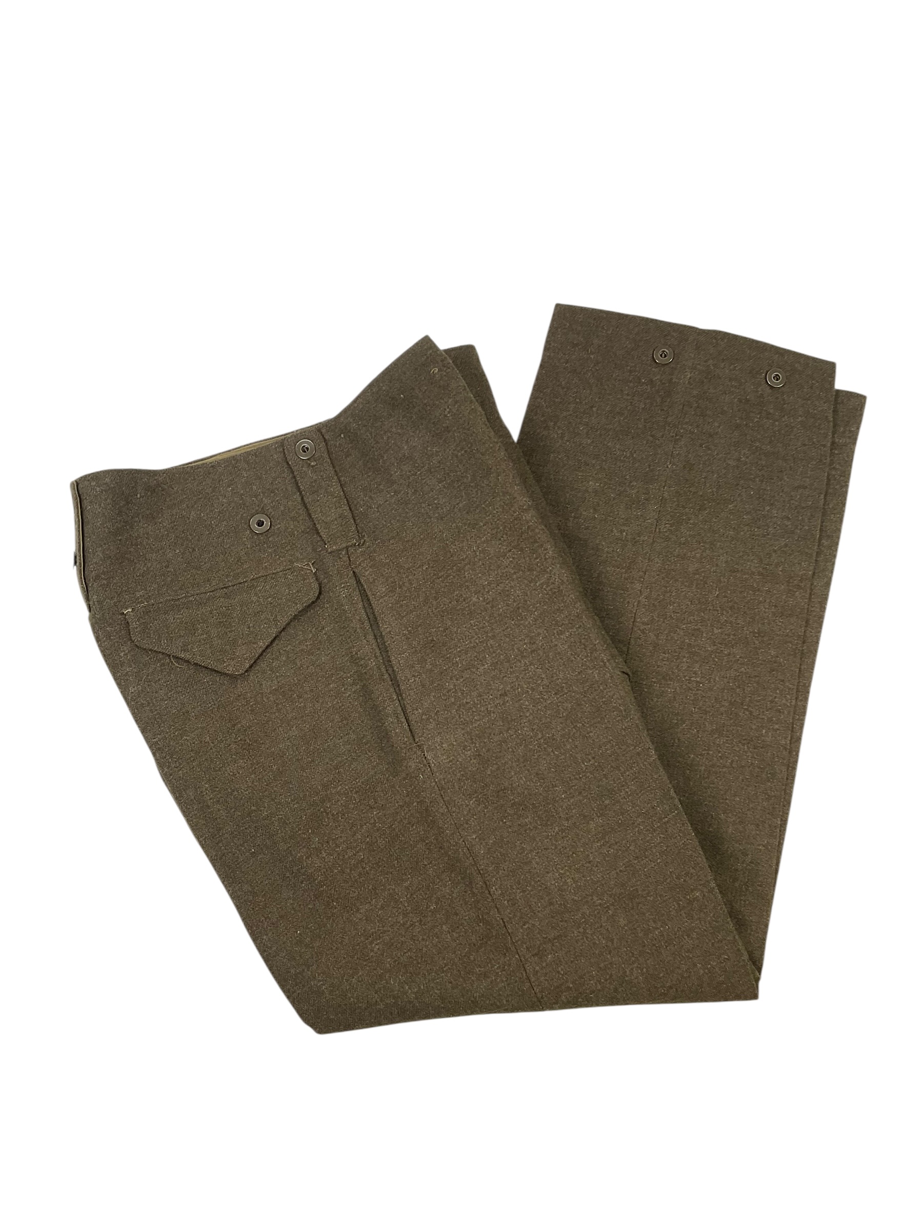 Canadian Army Korean War Battledress Trousers Pants Size 6 Dated 1953 Canadian Army Korean War Battledress Trousers Pants Size 6 Dated 1953