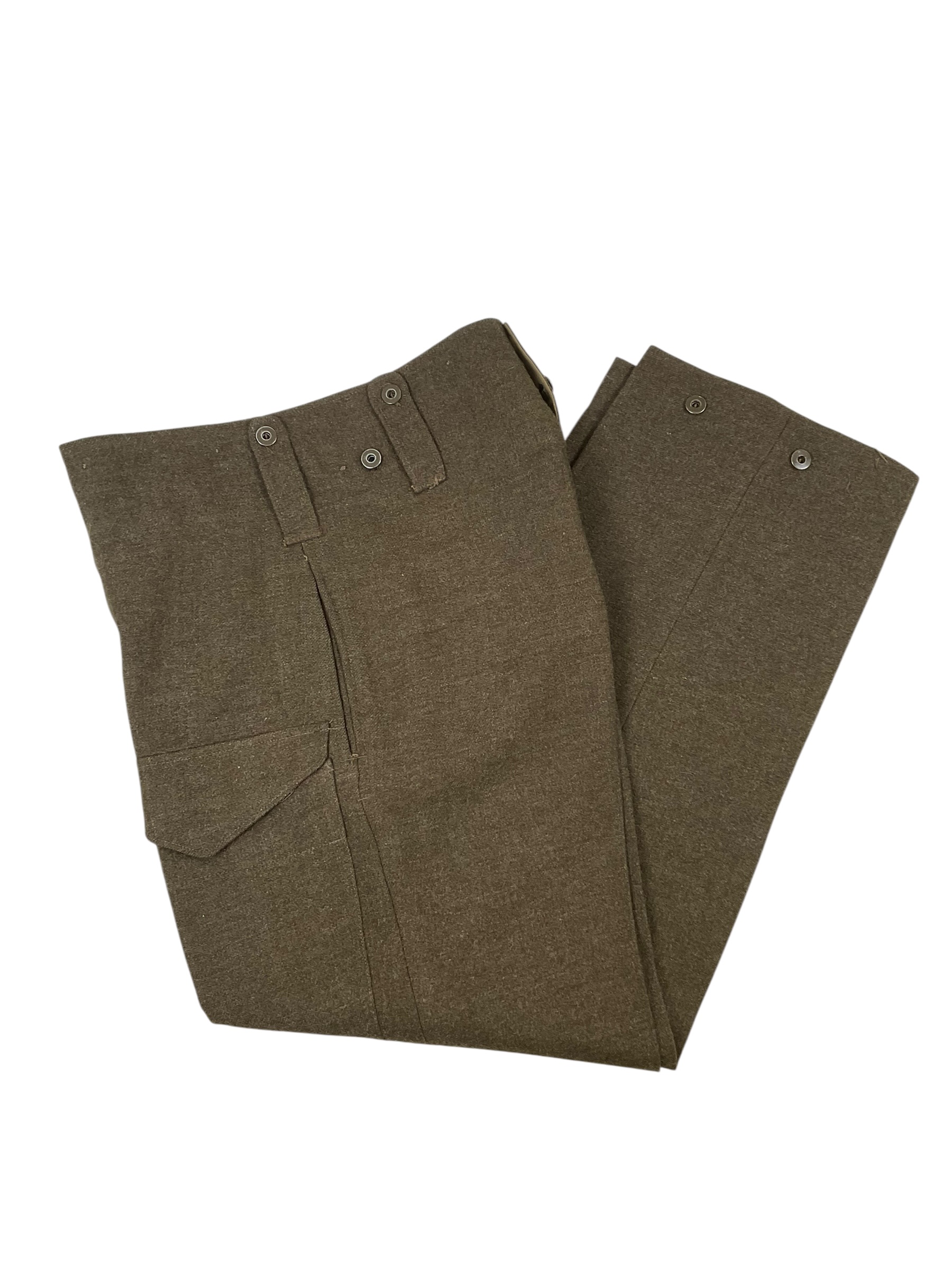 Canadian Army Korean War Battledress Trousers Pants Size 6 Dated 1953 Canadian Army Korean War Battledress Trousers Pants Size 6 Dated 1953