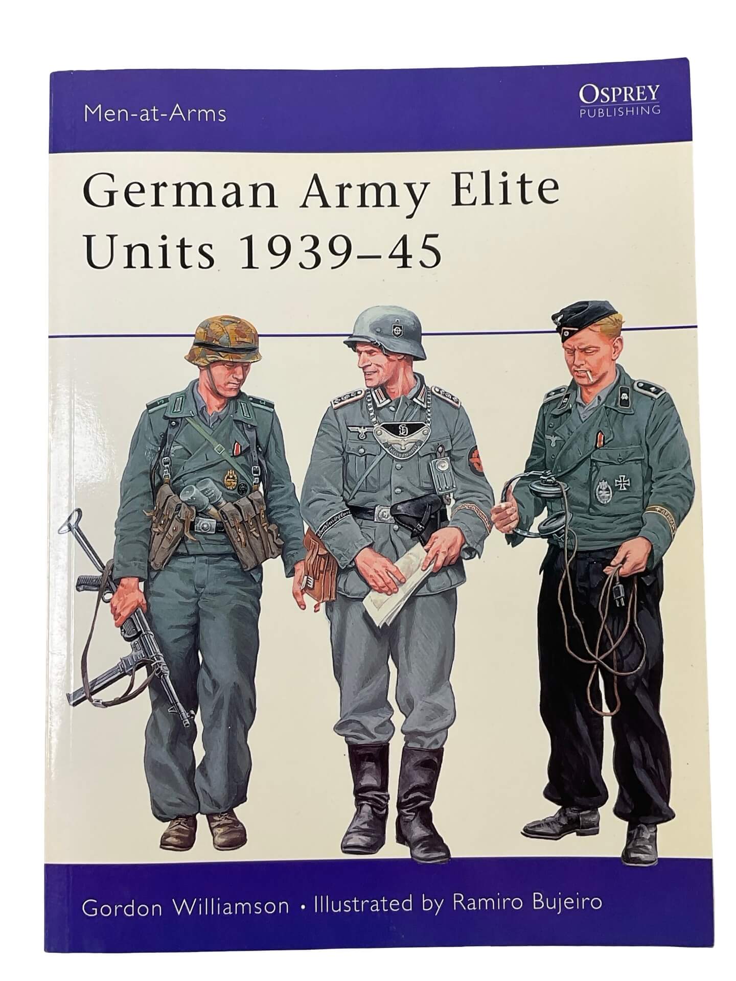 WW2 German Army Elite Units 1939-45 Osprey Men At Arms No 380 Used Softcover Reference Book WW2 German Army Elite Units 1939-45 Osprey Men At Arms No 380 Used Softcover Reference Book