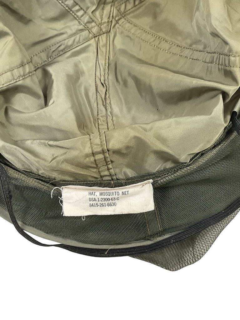 US Army OD Green Mosquito Net Dated 1963 US Army OD Green Mosquito Net Dated 1963