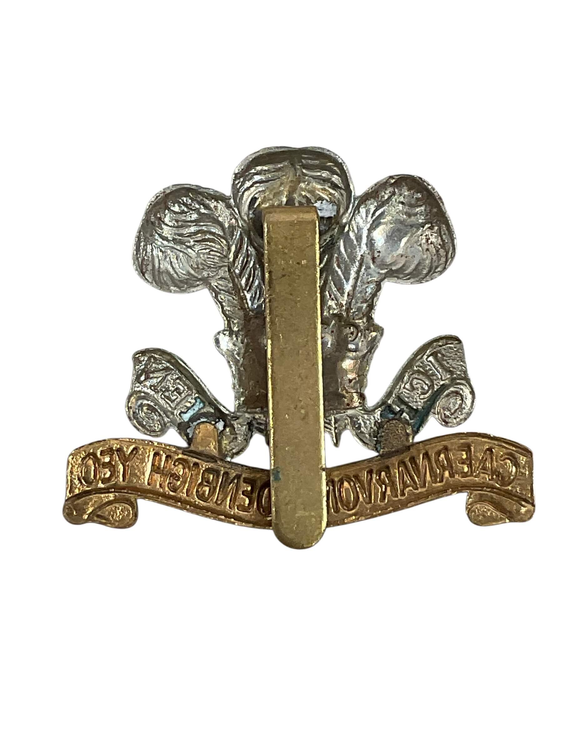 WW1 British BEF Caernarvon and Denbigh Yeomanry Cap Badge WW1 British BEF Caernarvon and Denbigh Yeomanry Cap Badge
