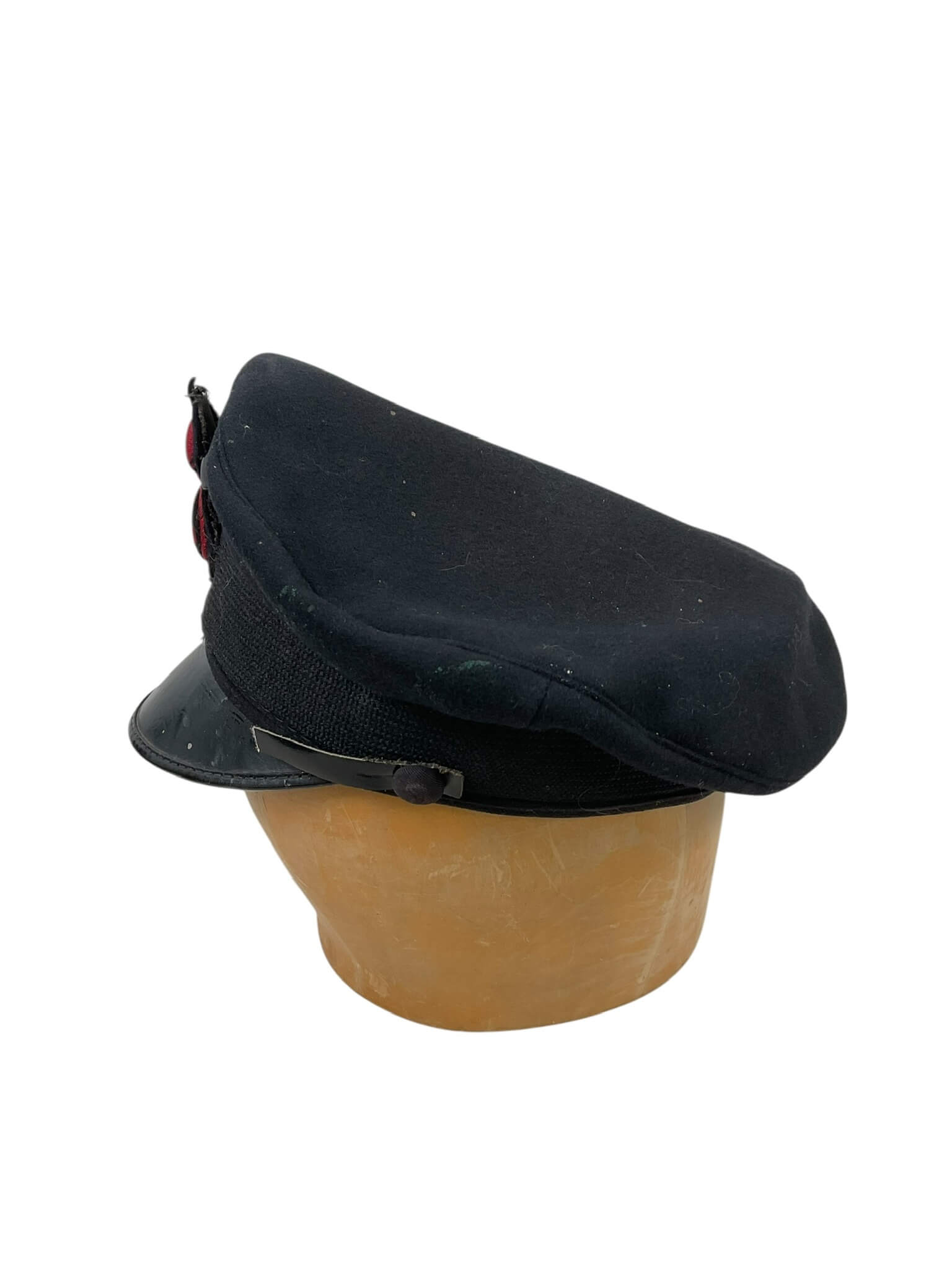 WW2 Canadian RCN Navy Petty Officer Peak Cap Hat With Broken Chin Strap WW2 Canadian RCN Navy Petty Officer Peak Cap Hat With Broken Chin Strap