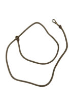 WW2 Canadian Army Khaki Whistle Lanyard