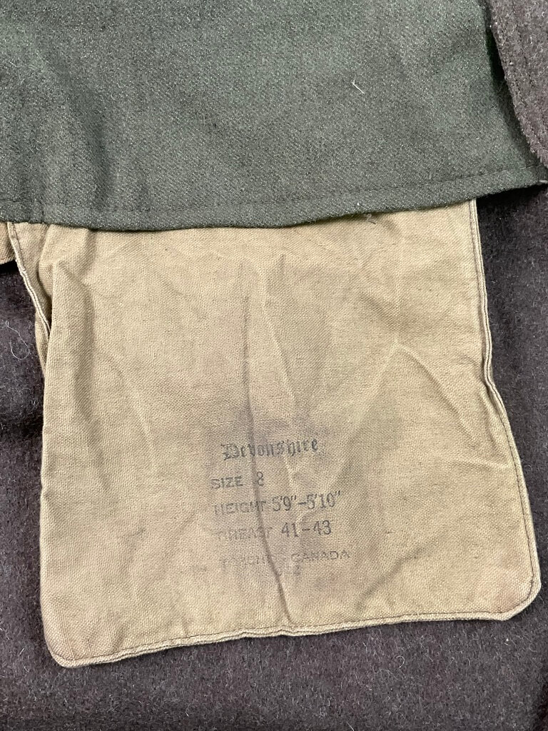 WW2 Canadian Army Greatcoat Size 8 Dated 1942 With 2nd Division Patches WW2 Canadian Army Greatcoat Size 8 Dated 1942 With 2nd Division Patches