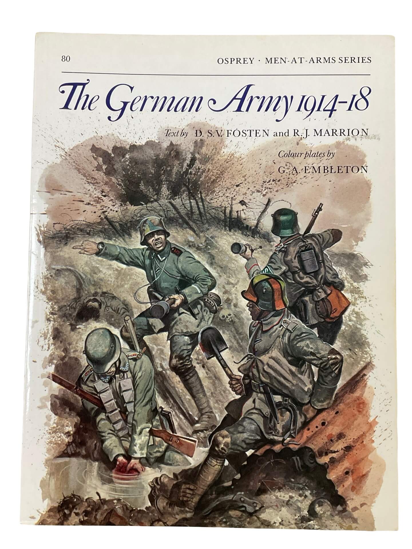 WW1 The German Army 1914-18 Osprey Men At Arms No 80 Used Softcover Reference Book WW1 The German Army 1914-18 Osprey Men At Arms No 80 Used Softcover Reference Book