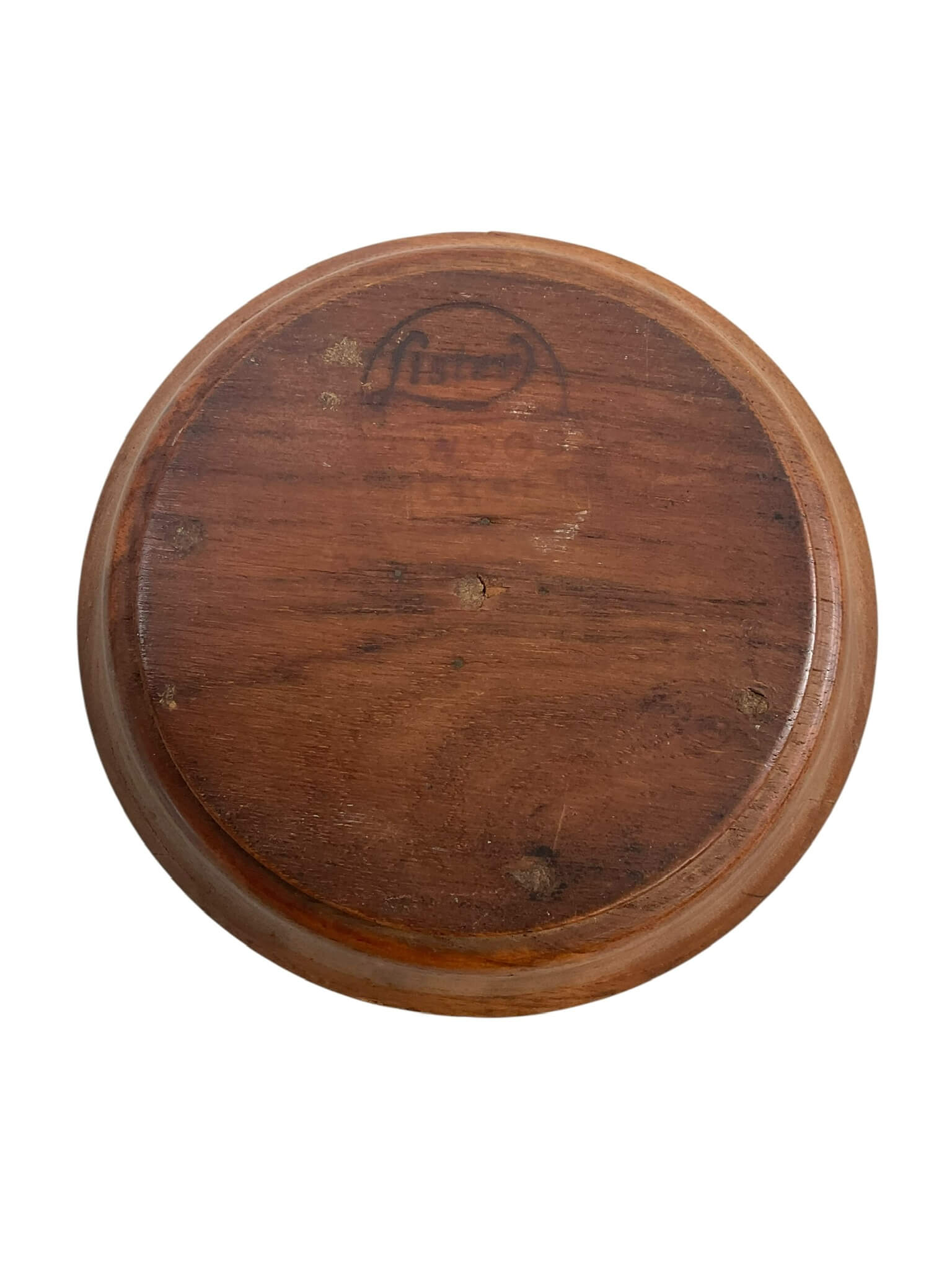 WW1 British RN H.M.S. Terrible Teak Trinket Dish WW1 British RN H.M.S. Terrible Teak Trinket Dish