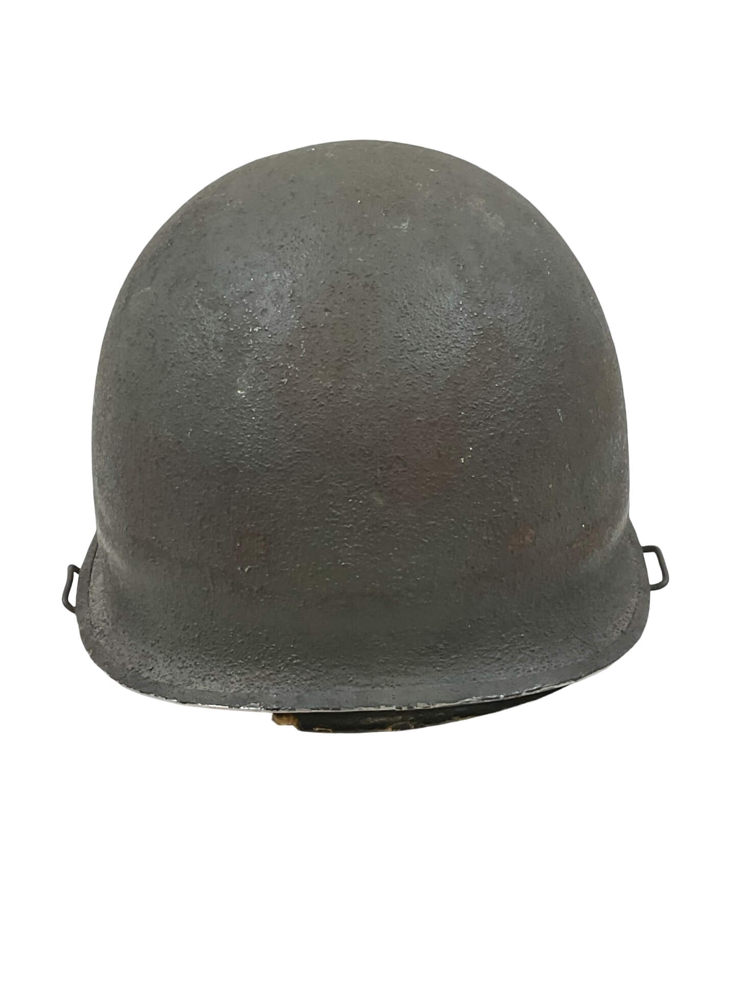 WW2 US M1 Helmet Rear Seam Swivel Bale With Liner WW2 US M1 Helmet Rear Seam Swivel Bale With Liner