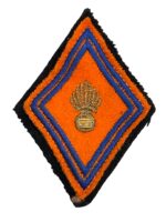 French Army Geographical Service Collar Insignia Single French Army Geographical Service Collar Insignia Single