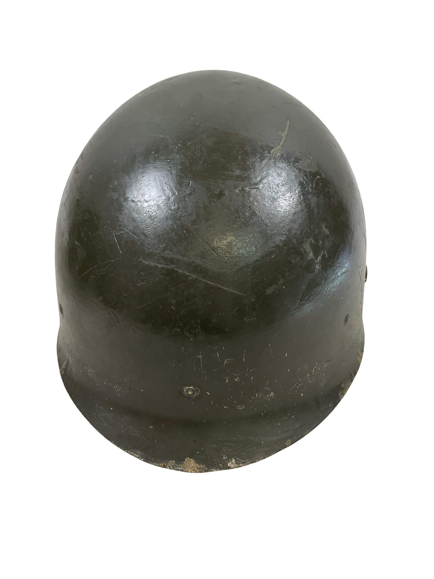 WW2 US M1 Helmet Rear Seam Swivel Bale With Liner WW2 US M1 Helmet Rear Seam Swivel Bale With Liner
