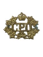 WW2 Canadian Canada Post Office CPO Cap Badge