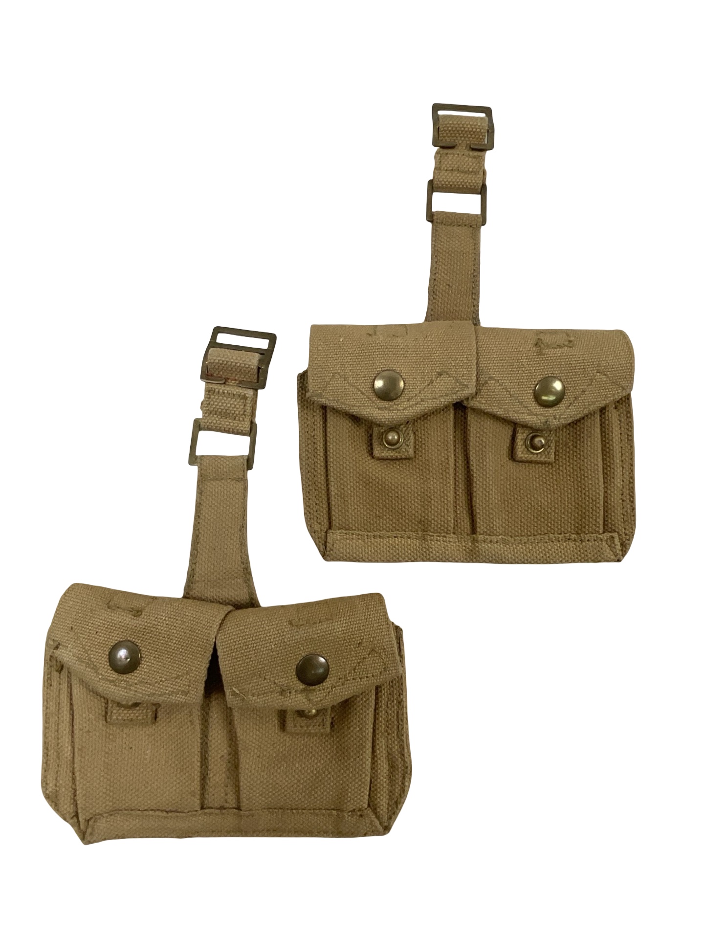 Canadian Army Korean War P37 Ammo Pouches Pair Canadian Army Korean War P37 Ammo Pouches Pair