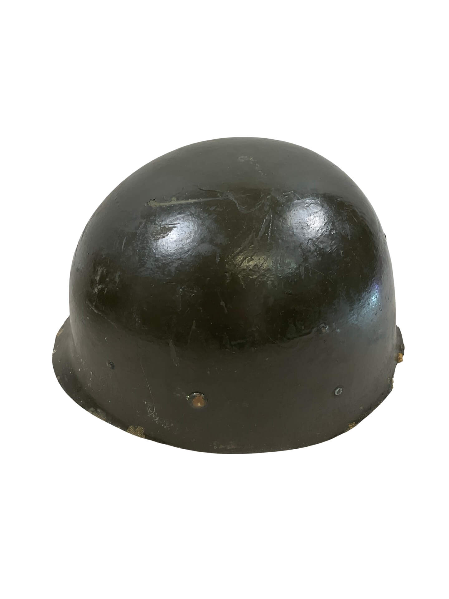 WW2 US M1 Helmet Rear Seam Swivel Bale With Liner WW2 US M1 Helmet Rear Seam Swivel Bale With Liner