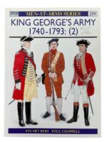 British King George's Army 1740-1793 (2) Osprey Men At Arms No 289 Used Softcover Reference Book