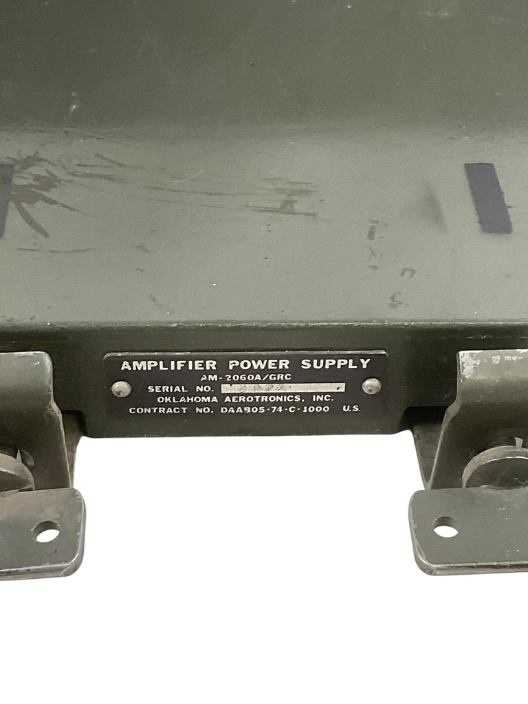 US Army Amplifier Power Supply Vehicle Radio Mount US Army Amplifier Power Supply Vehicle Radio Mount