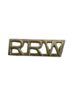 British The Royal Regiment of Wales RRW Staybright Shoulder Title Insignia Single