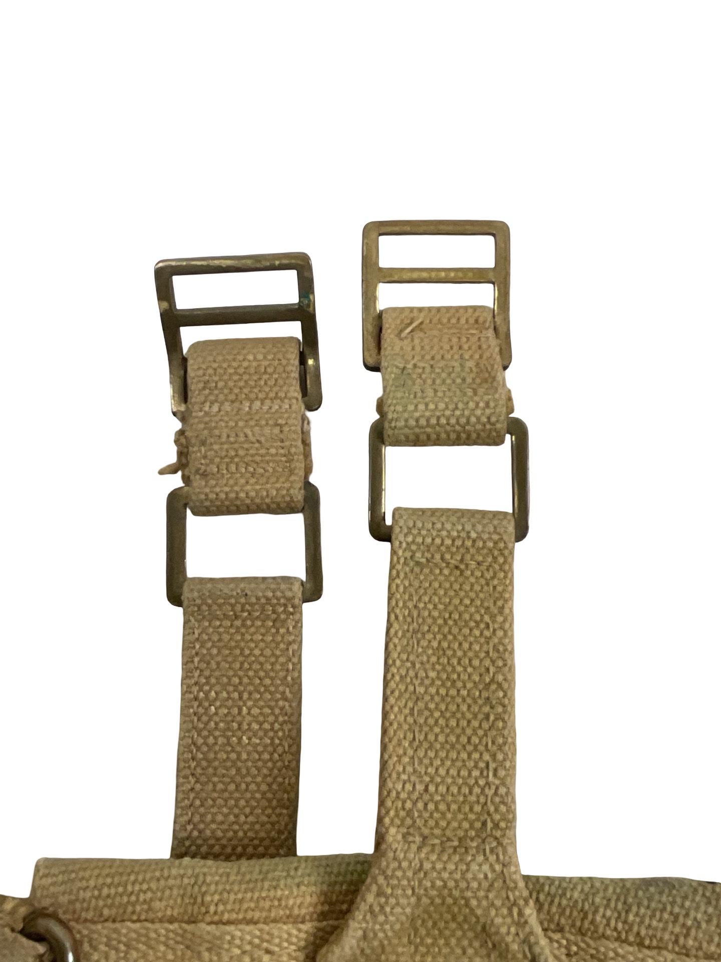 WW2 Canadian P37 Ammo Pouches Pair C Broad Arrowed WW2 Canadian P37 Ammo Pouches Pair C Broad Arrowed