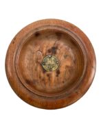 WW1 British RN H.M.S. Terrible Teak Trinket Dish WW1 British RN H.M.S. Terrible Teak Trinket Dish