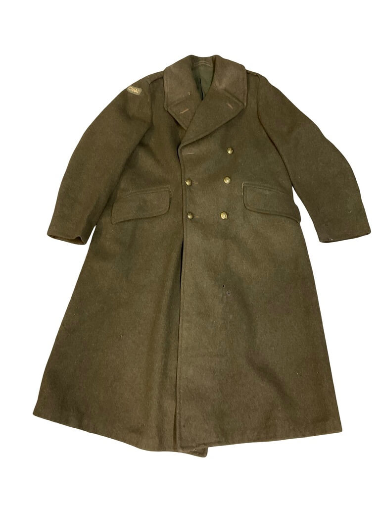 WW2 Canadian Army Greatcoat Size 9 Dated 1942 With CANADA Titles WW2 Canadian Army Greatcoat Size 9 Dated 1942 With CANADA Titles