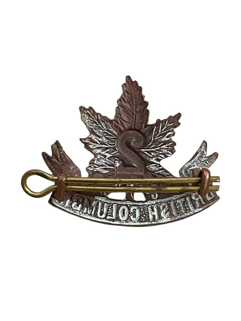 WW1 Canadian CEF 30th Battalion 2nd British Columbia Collar Insignia Single WW1 Canadian CEF 30th Battalion 2nd British Columbia Collar Insignia Single