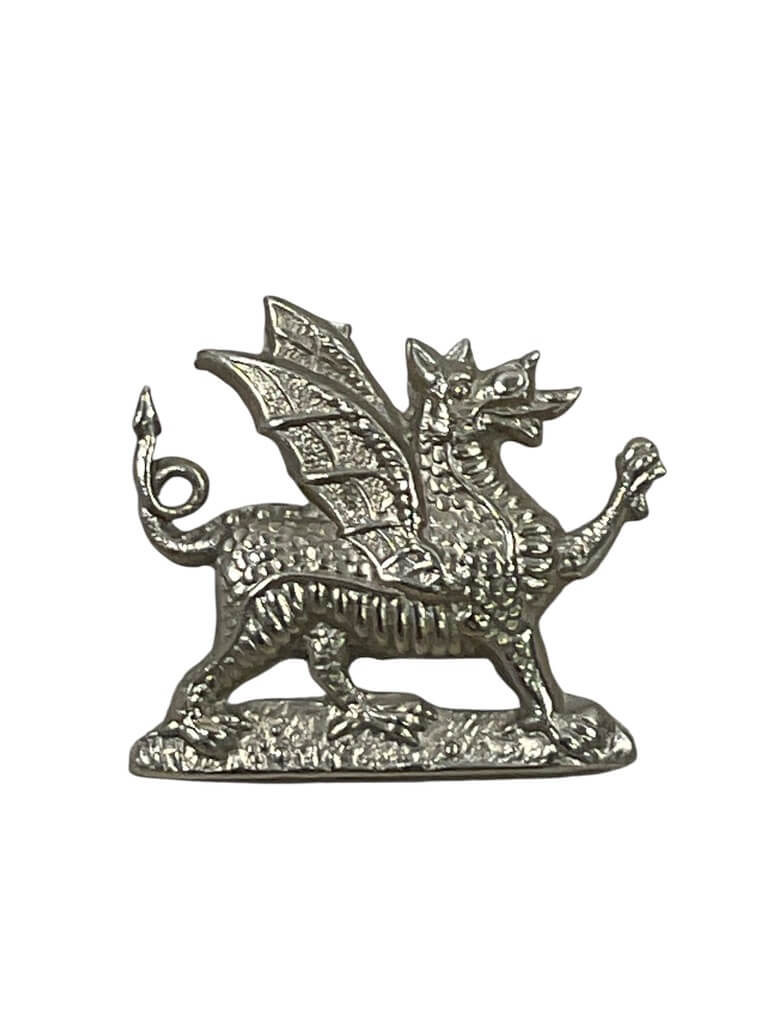 WW1 British BEF Monmouthshire Regiment Collar Insignia Single WW1 British BEF Monmouthshire Regiment Collar Insignia Single