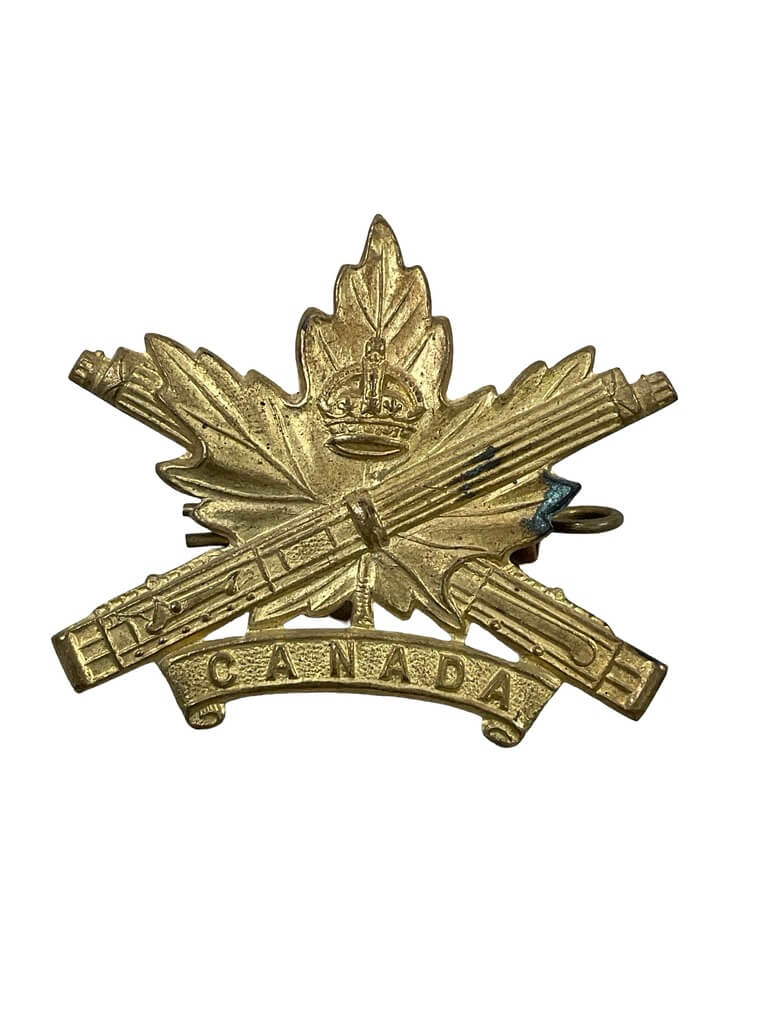WW1 Canadian CEF Machine Gun Corps Cap Badge WW1 Canadian CEF Machine Gun Corps Cap Badge