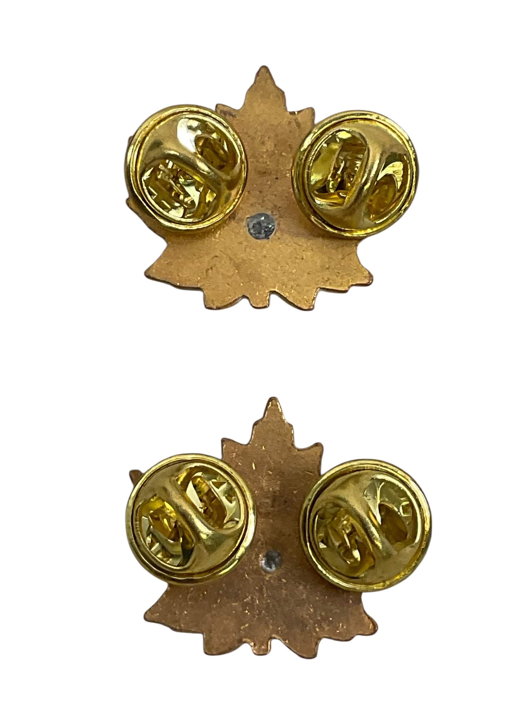 Canadian Forces Army CIC Collars Insignia Pair Canadian Forces Army CIC Collars Insignia Pair