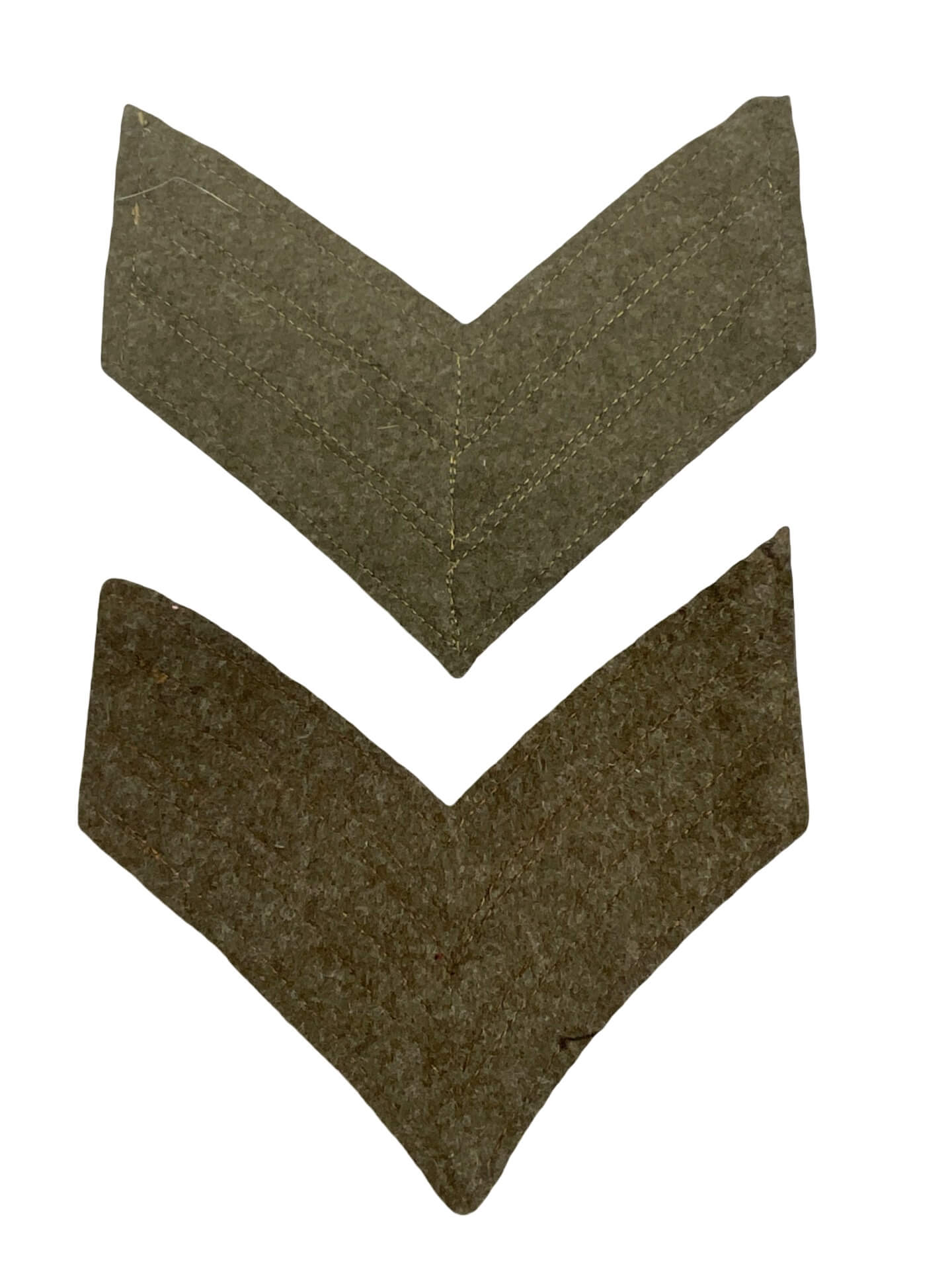 WW2 Canadian Sergeant Rank Insignia Pair WW2 Canadian Sergeant Rank Insignia Pair