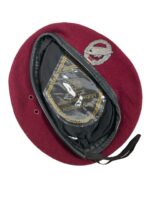 West German Airborne Maroon Beret With Badge Size 7