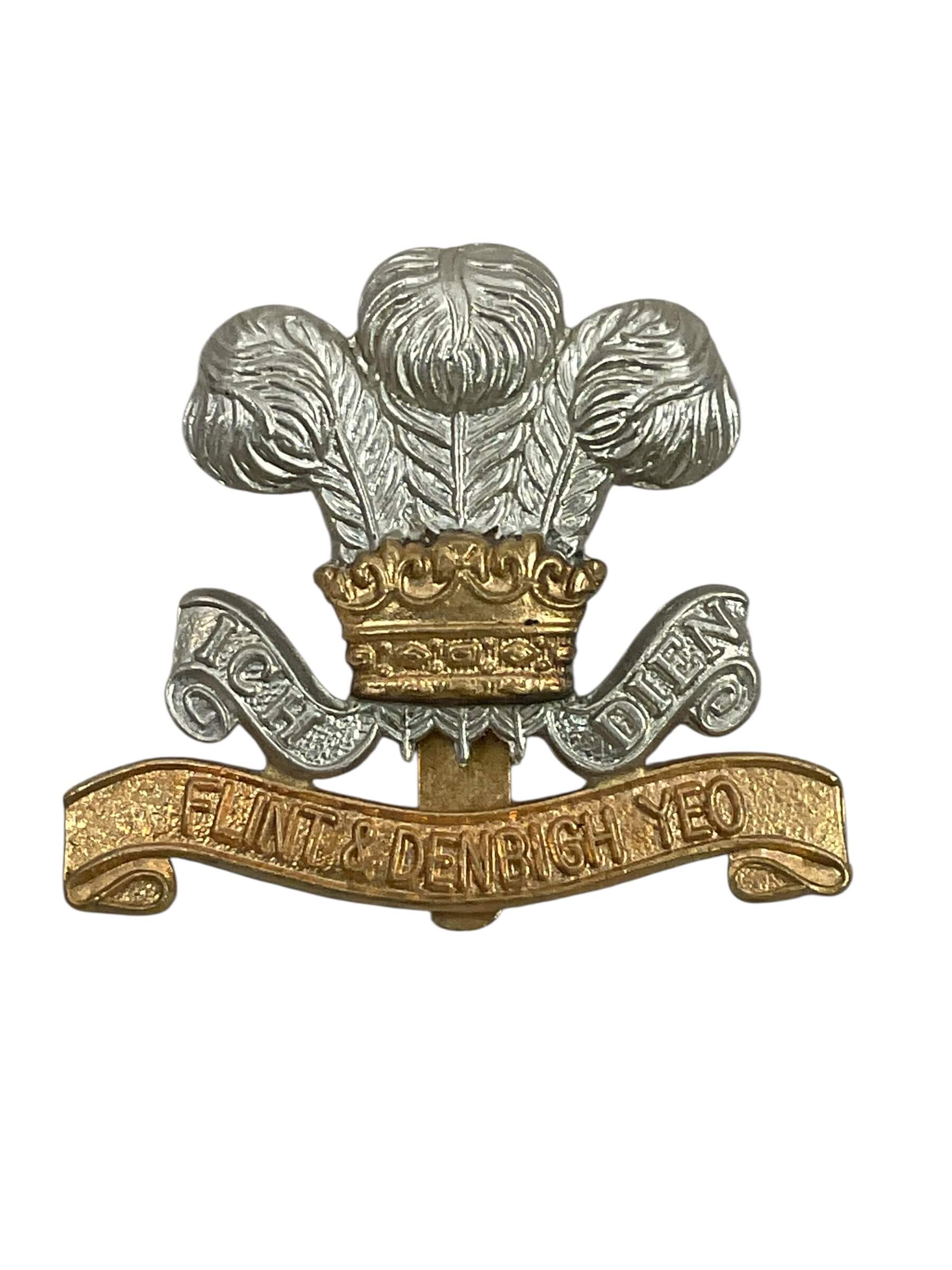 WW1 British BEF Flint and Denbigh Yeomanry Cap Badge WW1 British BEF Flint and Denbigh Yeomanry Cap Badge