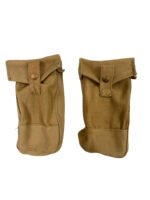WW2 Canadian Army P37 Small Basic Pouches C Broad Arrowed Pair WW2 Canadian Army P37 Small Basic Pouches C Broad Arrowed Pair