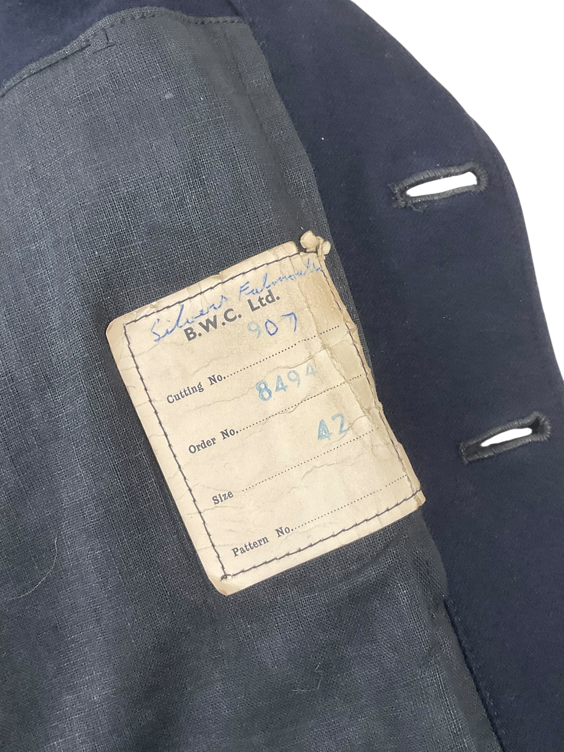 WW2 British Merchant Navy Sub-Lieutenant Officer's Battledress 42 Chest WW2 British Merchant Navy Sub-Lieutenant Officer's Battledress 42 Chest