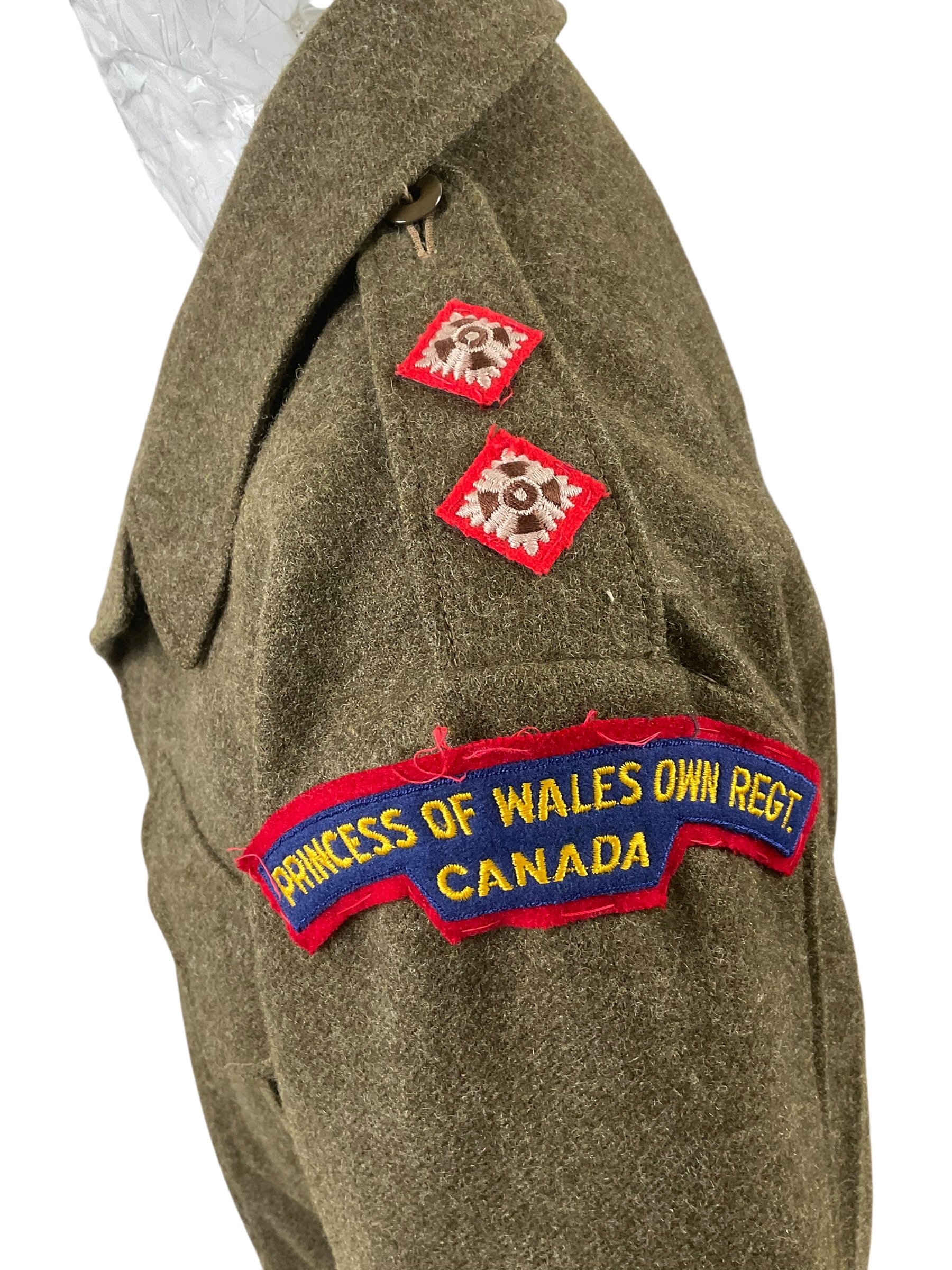 Canadian Forces Korean War PWOR Officer's Battledress Jacket Size 5 Dated 1952 Canadian Forces Korean War PWOR Officer's Battledress Jacket Size 5 Dated 1952