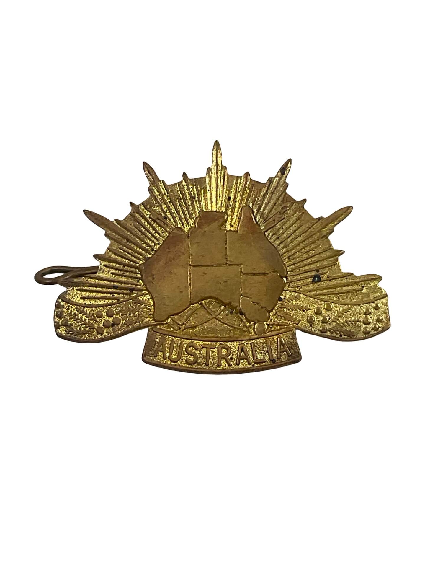Australian Australia Rising Sun Cap Badge Australian Australia Rising Sun Cap Badge