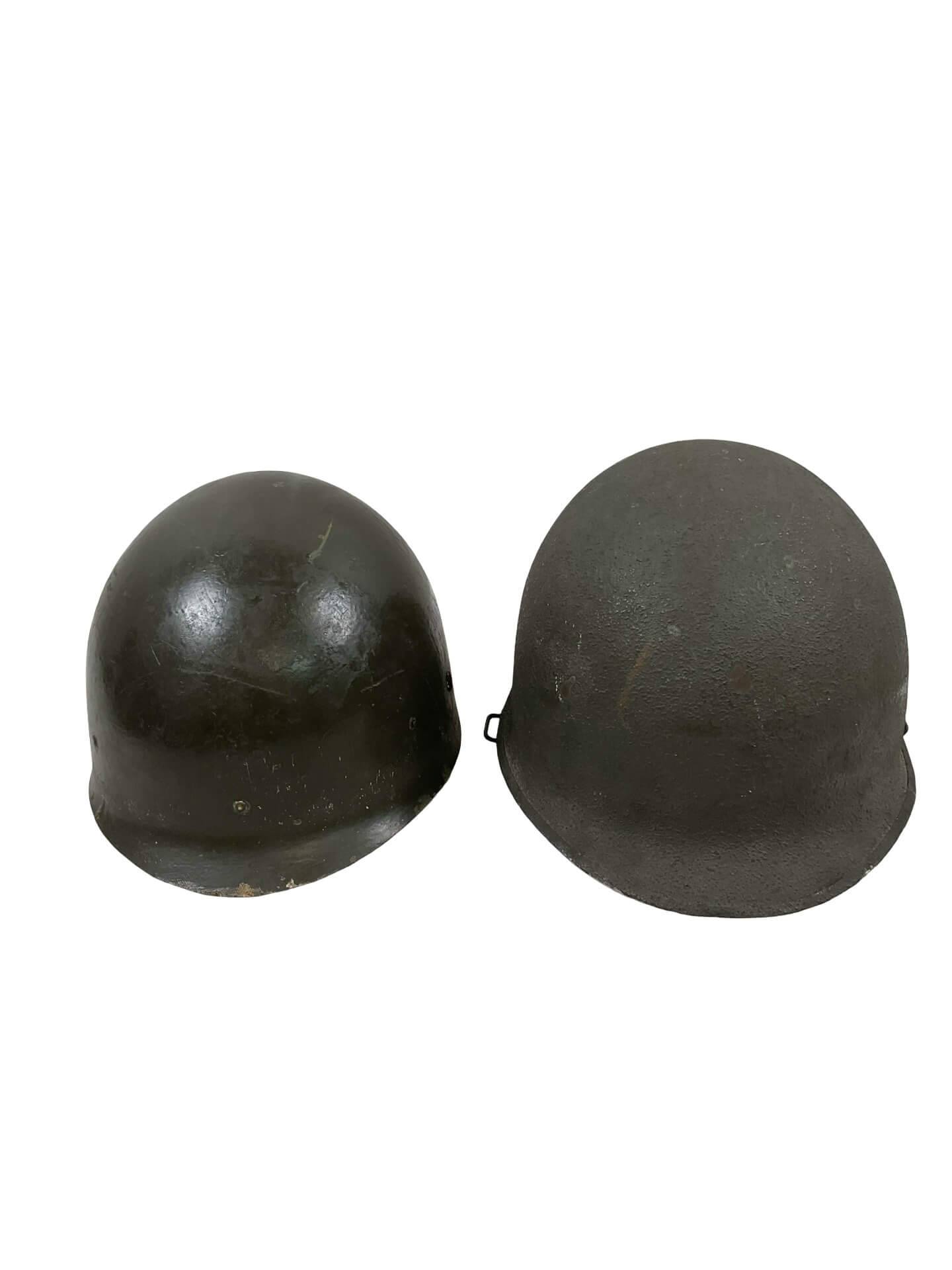 WW2 US M1 Helmet Rear Seam Swivel Bale With Liner WW2 US M1 Helmet Rear Seam Swivel Bale With Liner