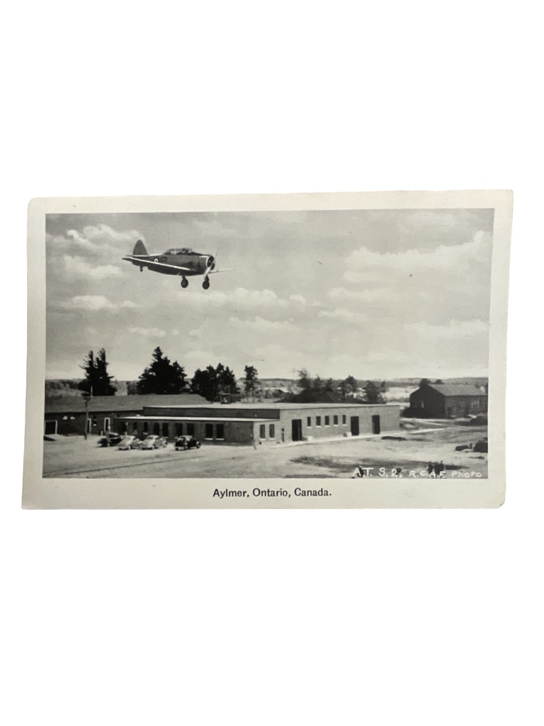 WW2 Canadian RCAF Aylmer Ontario AT.S.2. Postcard 3 1/2" X 5 1/4" WW2 Canadian RCAF Aylmer Ontario AT.S.2. Postcard 3 1/2" X 5 1/4"